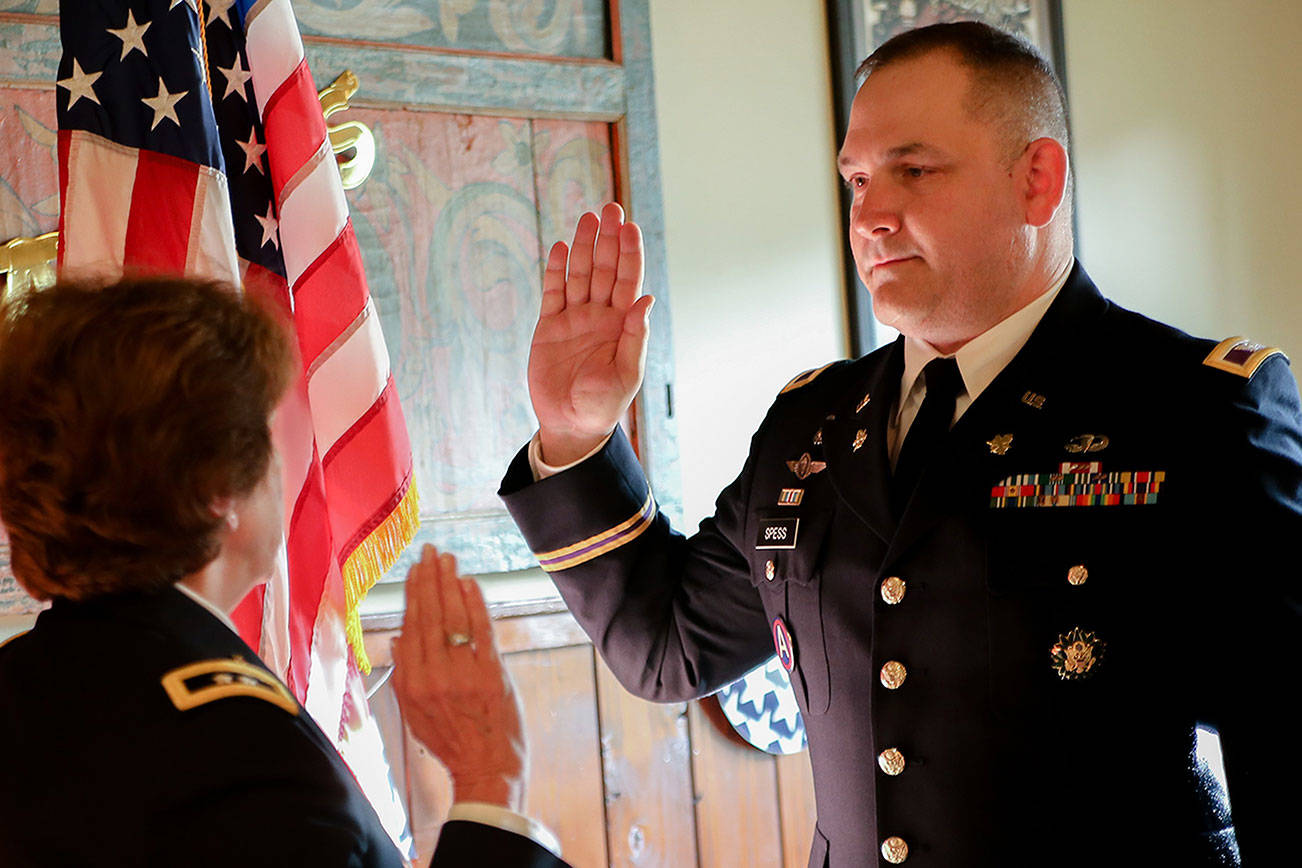Spess receives promotion to colonel