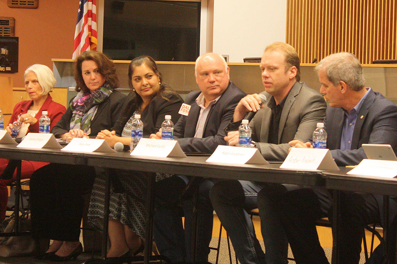 Legislative candidates talk testing, taxes at Northshore voters’ forum