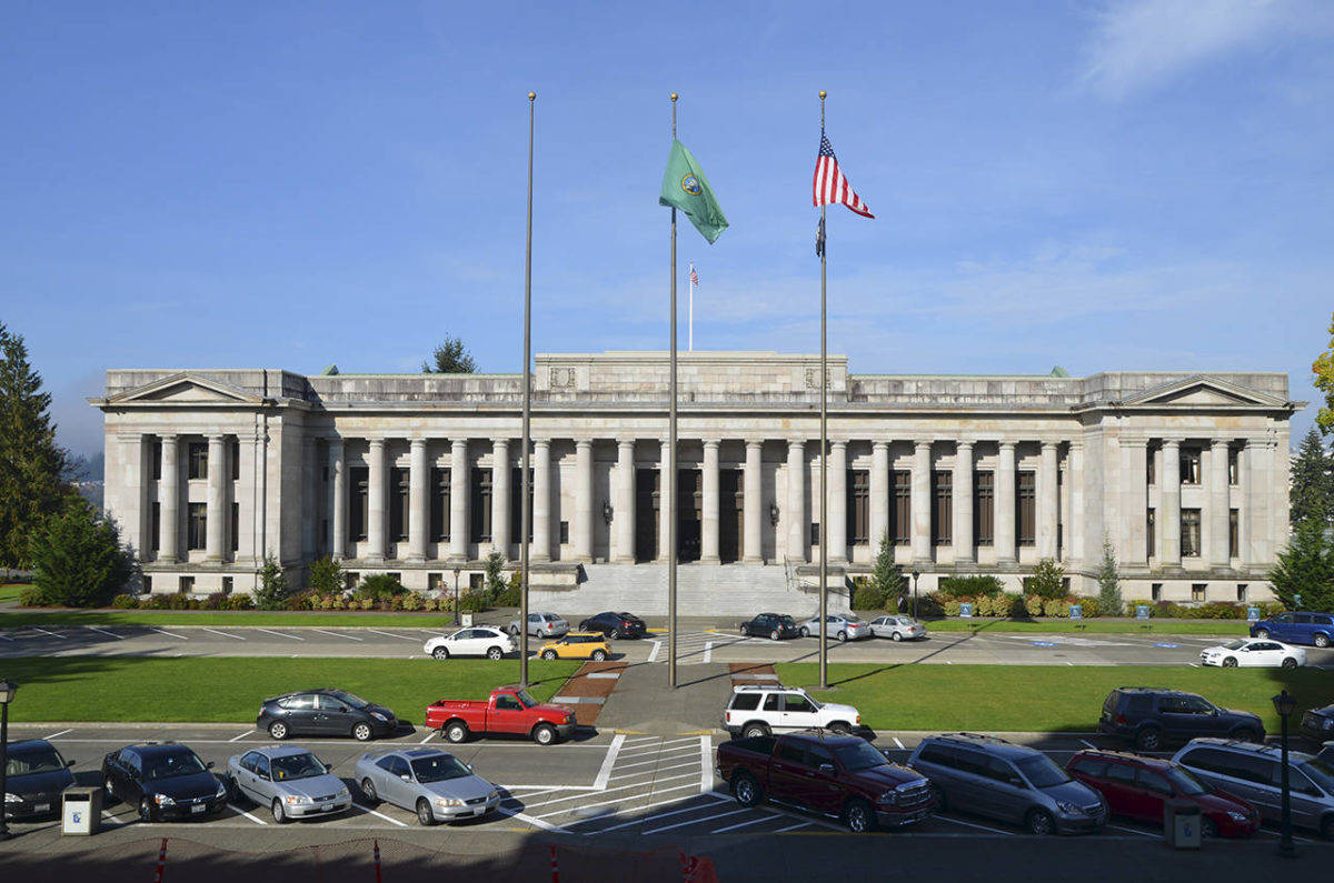 Washington Supreme Court building. Photo courtesy of Everett Daily Herald