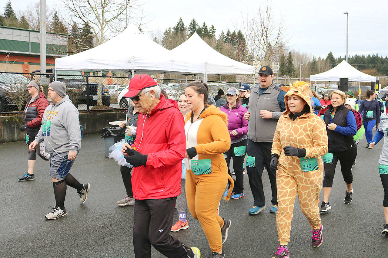 Participants dressed up in costume for The Worst Day of Year Run on January 5. Participants ran a 5K or 10K. Stephanie Quiroz/staff photo.