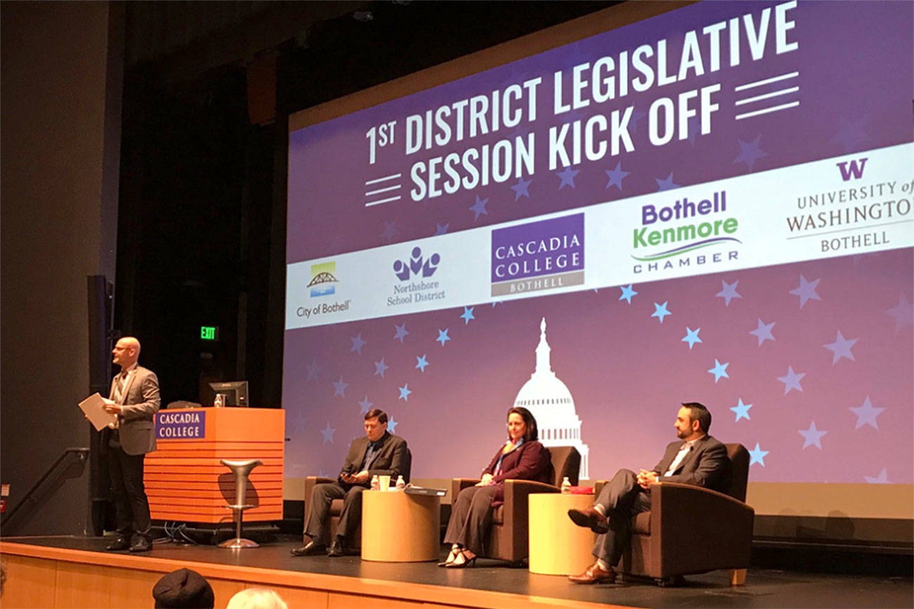 Bothell police escort legislators to their cars after Town Hall