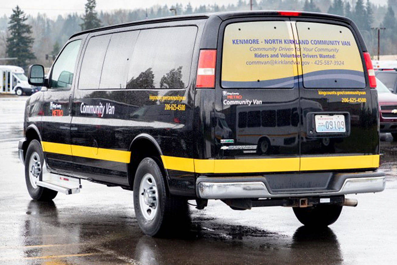 Kenmore, Kirkland and Metro launch new community van program