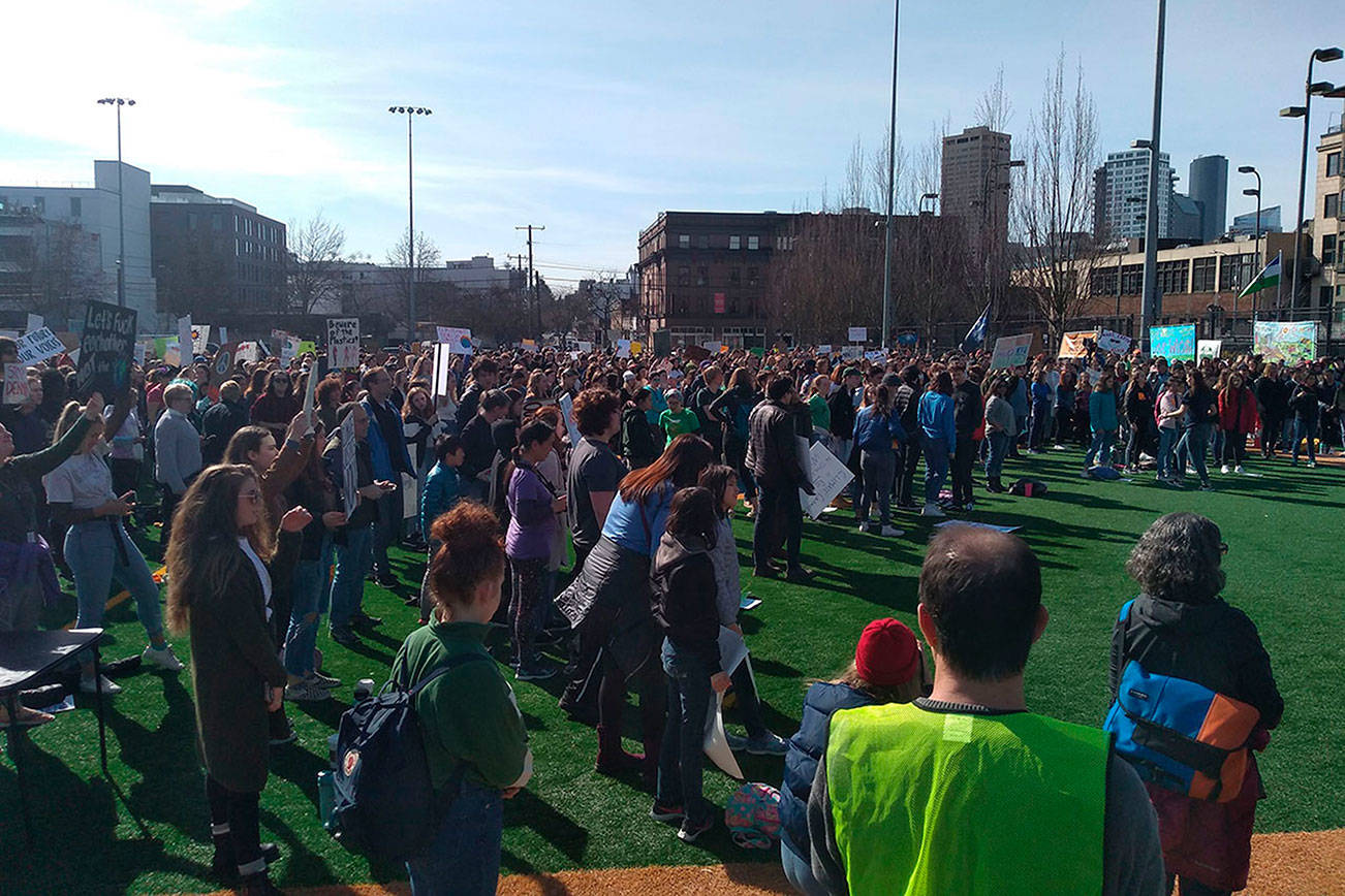 Students walk out of class for Youth Climate Strike