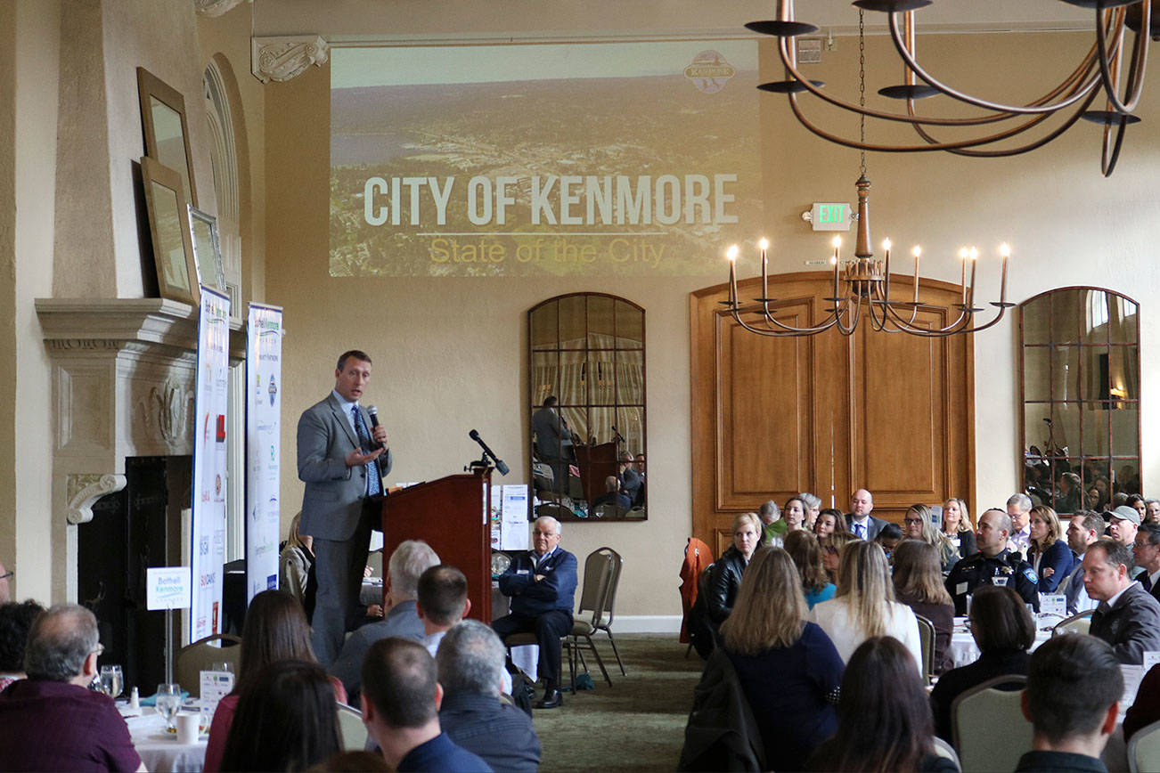 The state of the city of Kenmore highlighted development