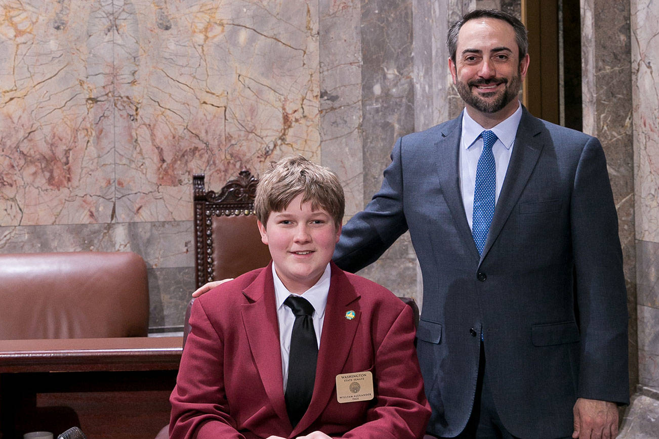 Bothell high’s Alexander serves as page in state Senate