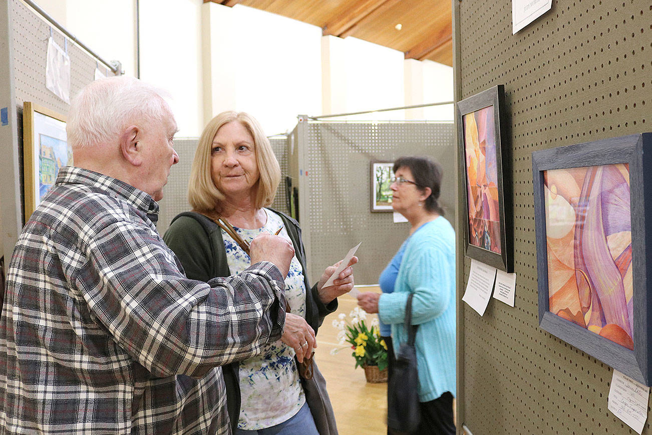 The annual Fine Art Show, presented by the artists of the Northshore Senior Center in Bothell took place on May 3 and 4. Stephanie Quiroz/staff photo