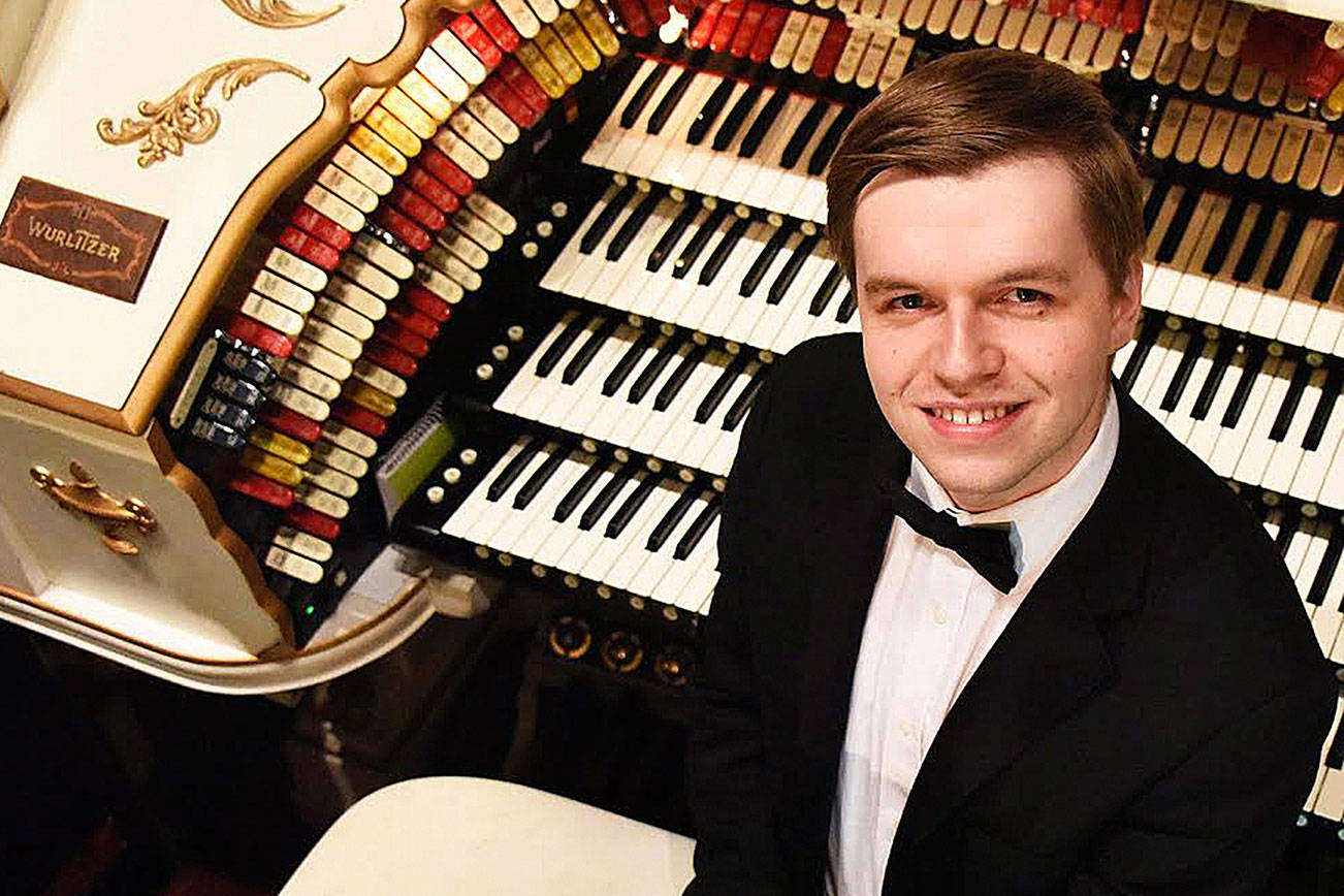 David Gray, a theatre organist from Scotland, will play a concert to benefit the Kenmore Heritage Society. All proceeds will be dedicated to bringing the history of Kenmore to the city’s three elementary schools through the StoryWalk program. Courtesy photo