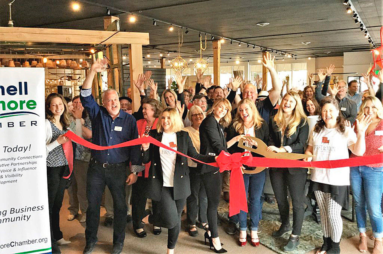 The Bothell Kenmore Chamber hosted a Ribbon Cutting ceremony for the new store on June 6. Courtesy photo ofBothell Kenmore Chamber.
