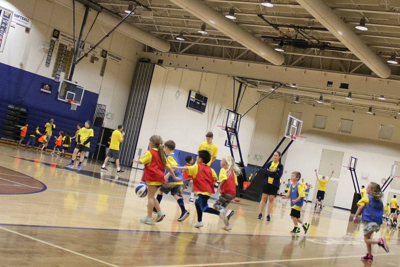 Hoopin’ it up at Cedar Park Christian camp