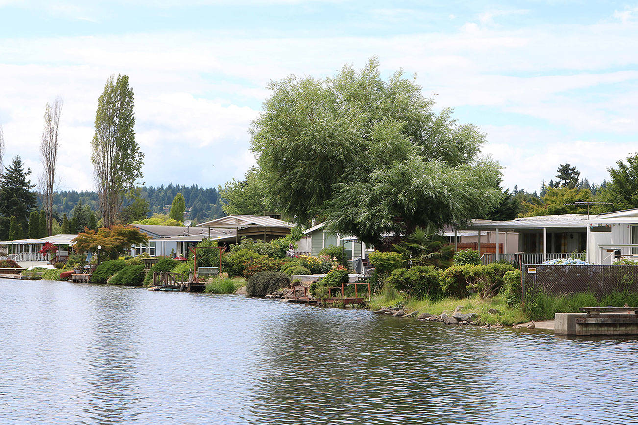 Inglewood East Shores is one of the six manufactured housing communities in Kenmore. Photo courtesy of city of Kenmore