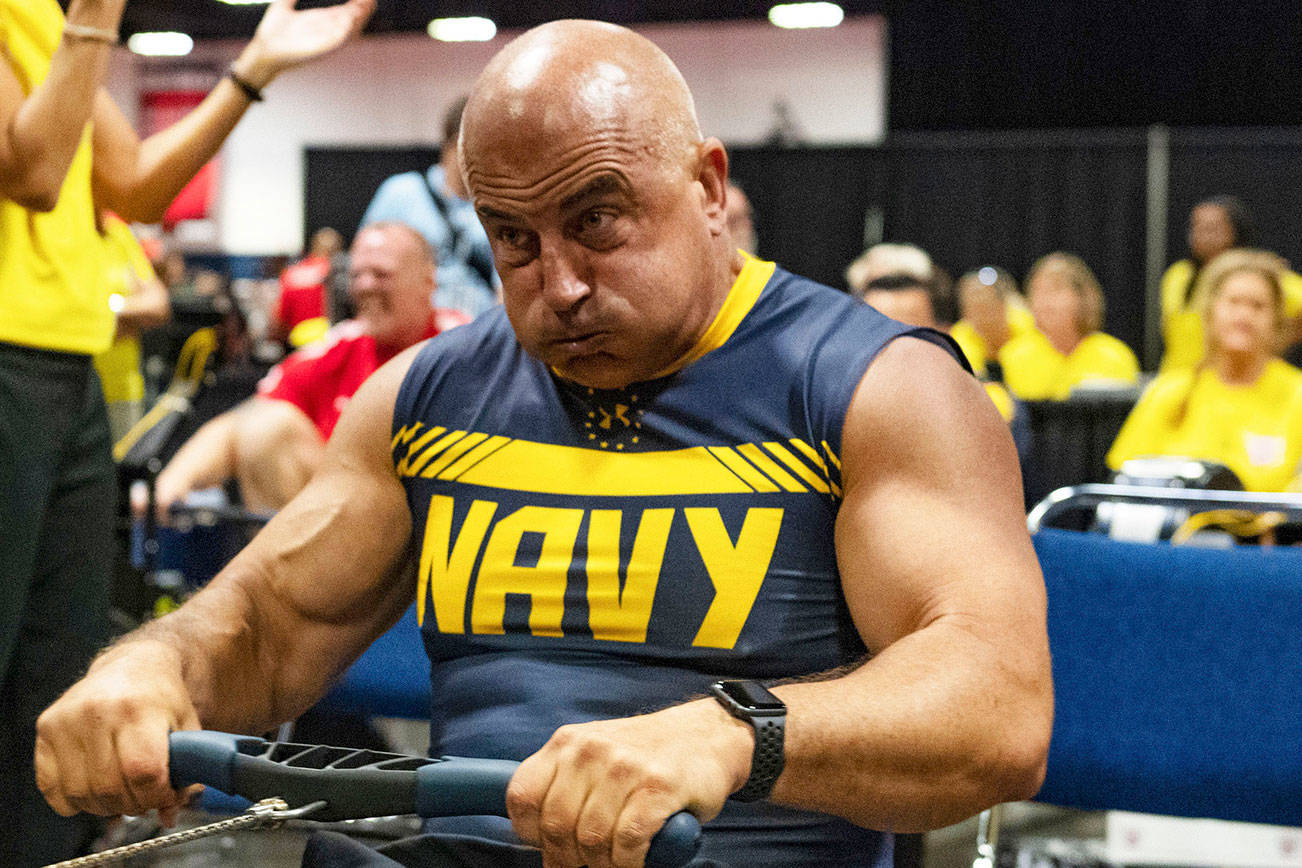 Paterniti represents Team Navy in Warrior Games