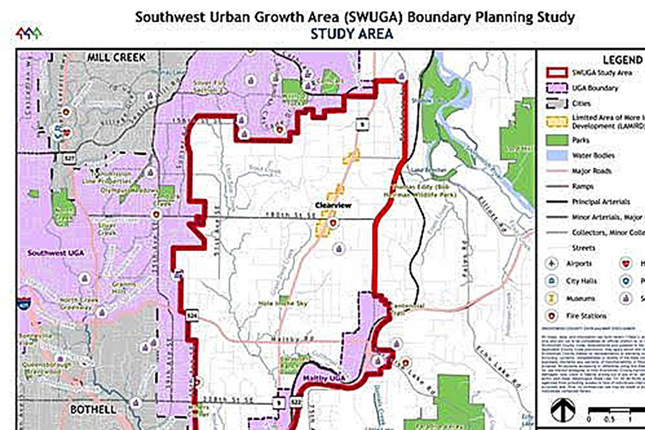 Snohomish County shares Southwest Urban Growth Area Boundary Planning Study
