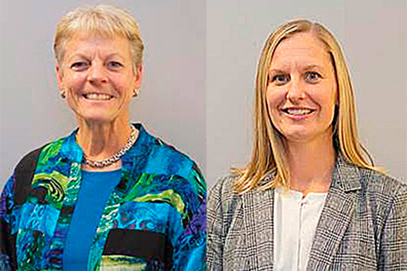 Dr. Colleen Ponto and Dr. Meghan Quint have been appointed to Cascadia College’s board of trustees. Courtesy photos