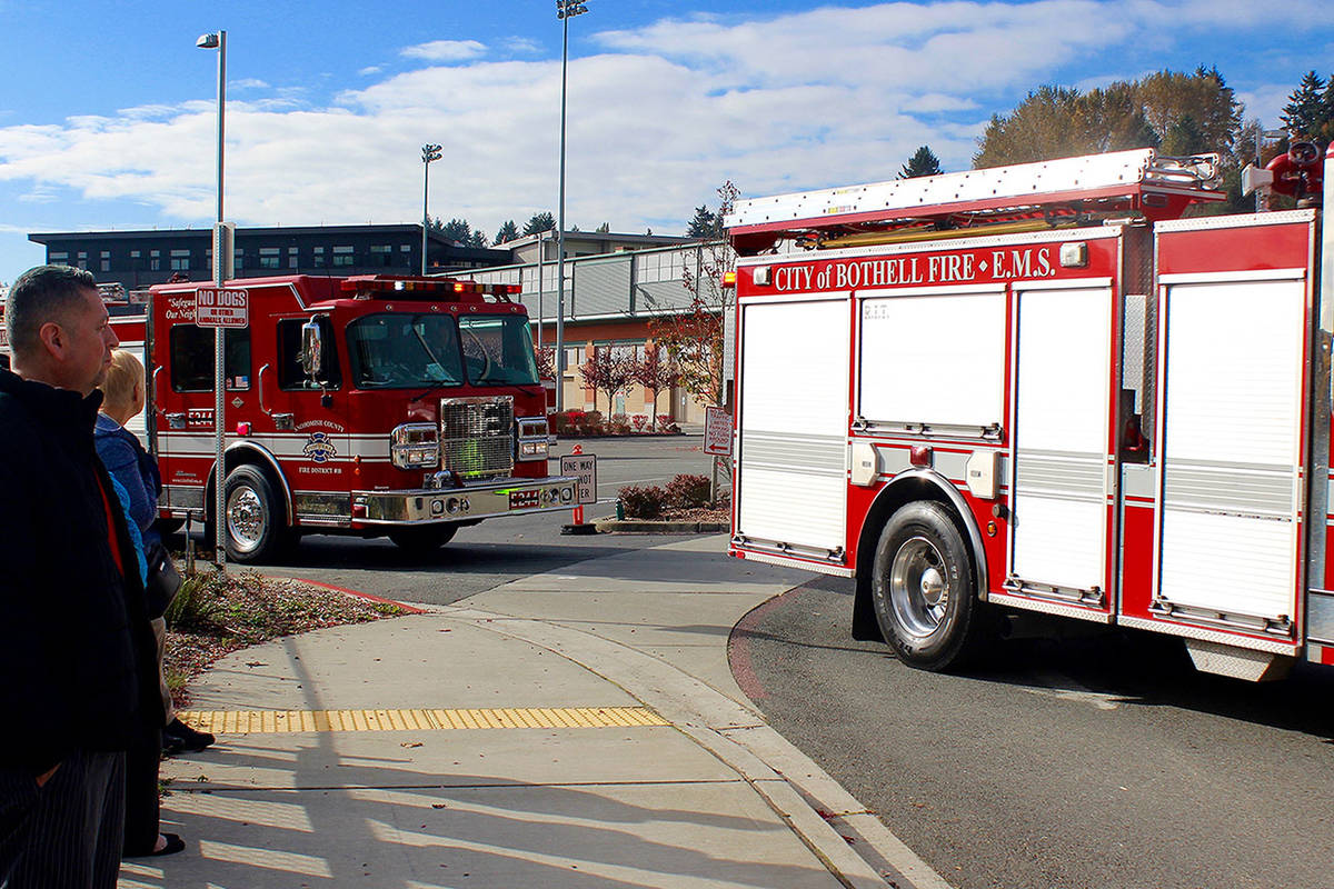 Bothell firefighter honored with funeral procession last week