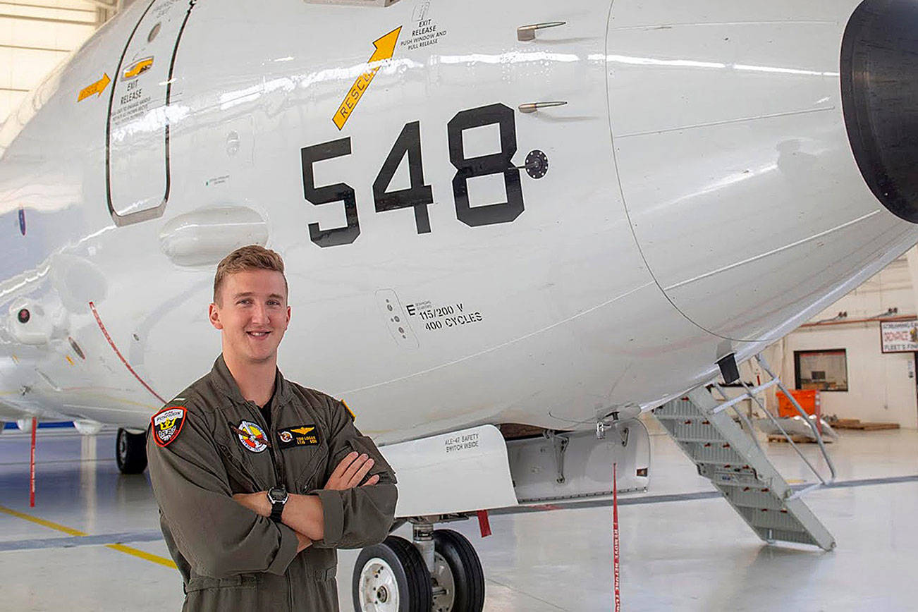 Kenmore native patrols seas from the air for U.S. Navy