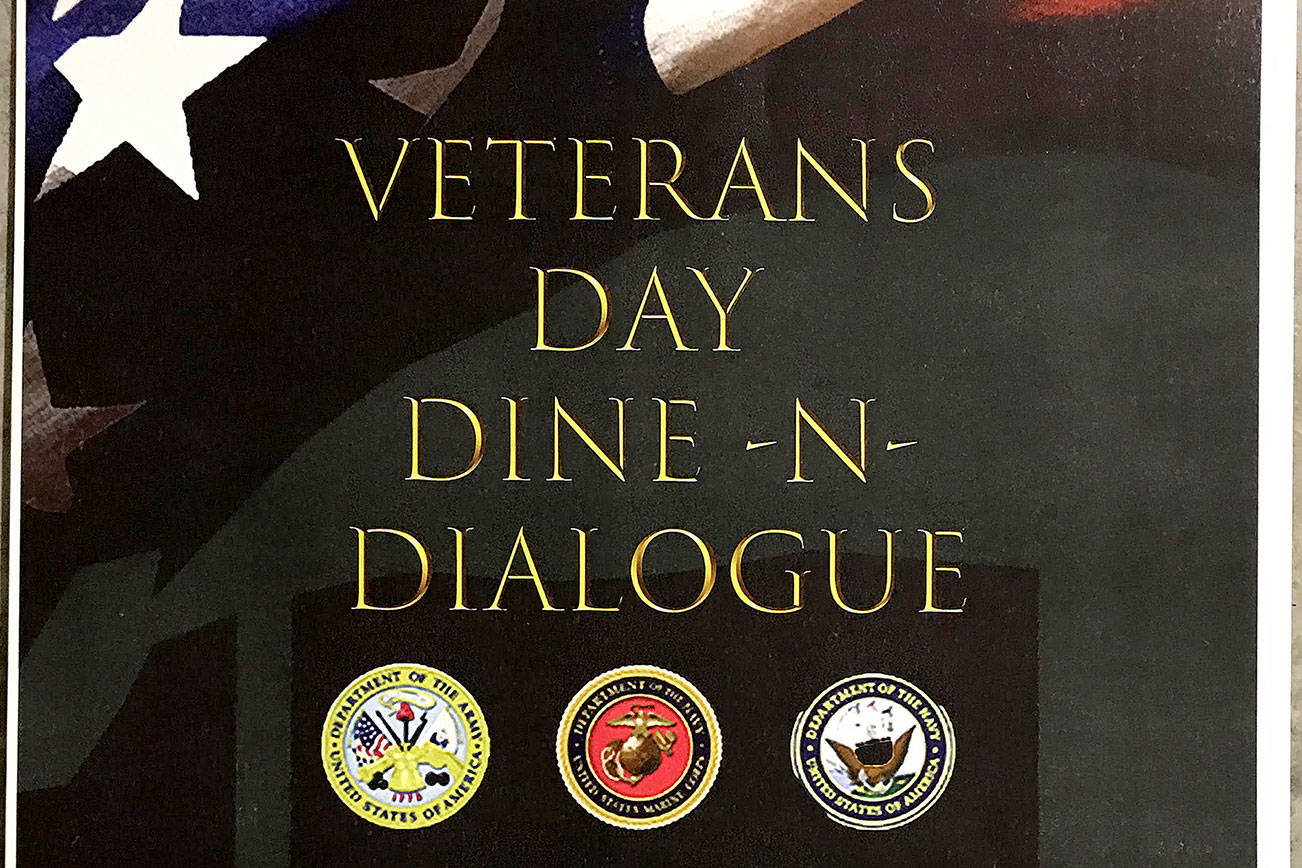 Image courtesy of Maria Anderson                                A flier for the Dine-n-Dialogueevent.