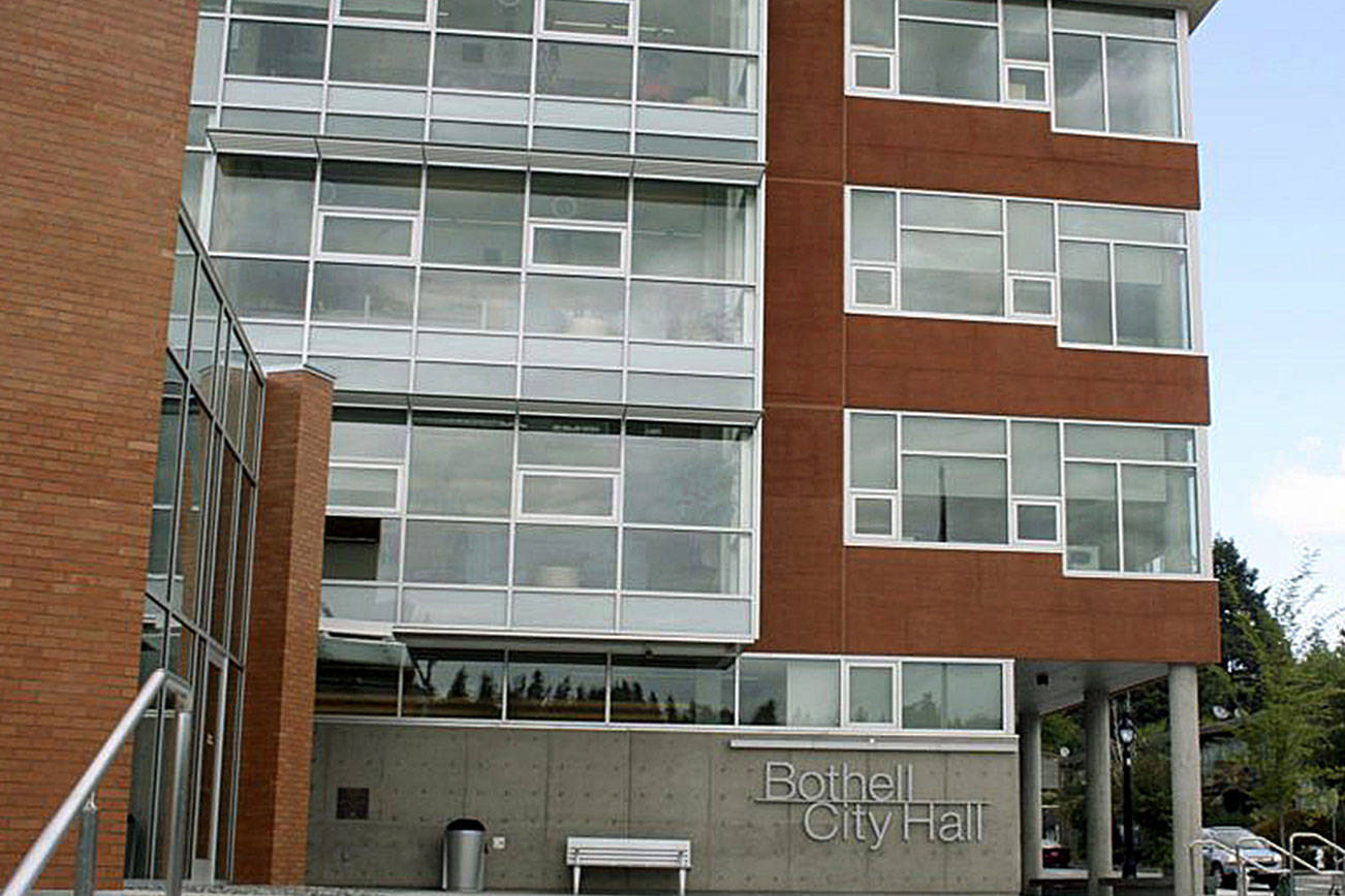 Photo courtesy city of Bothell                                 Exterior of Bothell City Hall.
