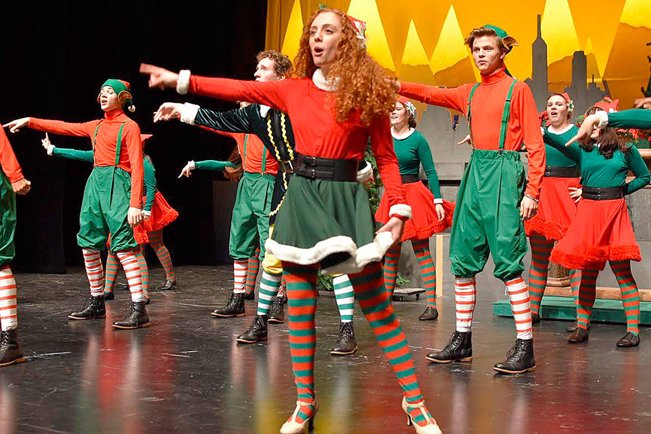 Courtesy photo                                 North Creek’s upcoming performance of “Elf: the Musical” is based on the holiday film starring Will Ferrell.