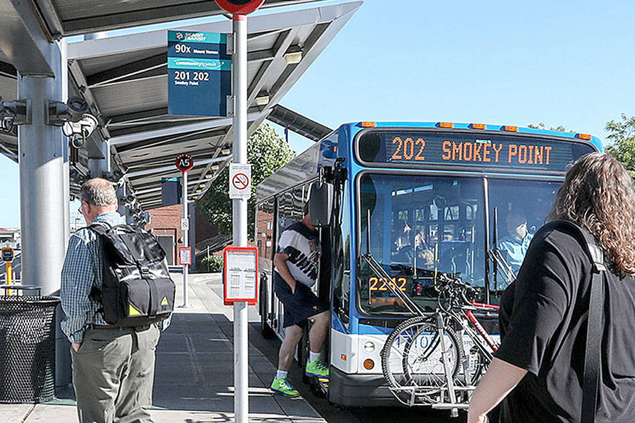 Photo of Community Transit. Reporter file photo courtesy of Lizz Giordano, The Herald