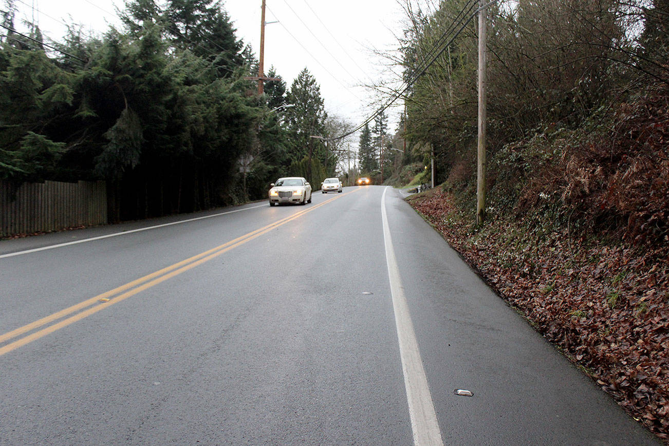 Current state of 68th Avenue Northeast. Staff photo/Blake Peterson