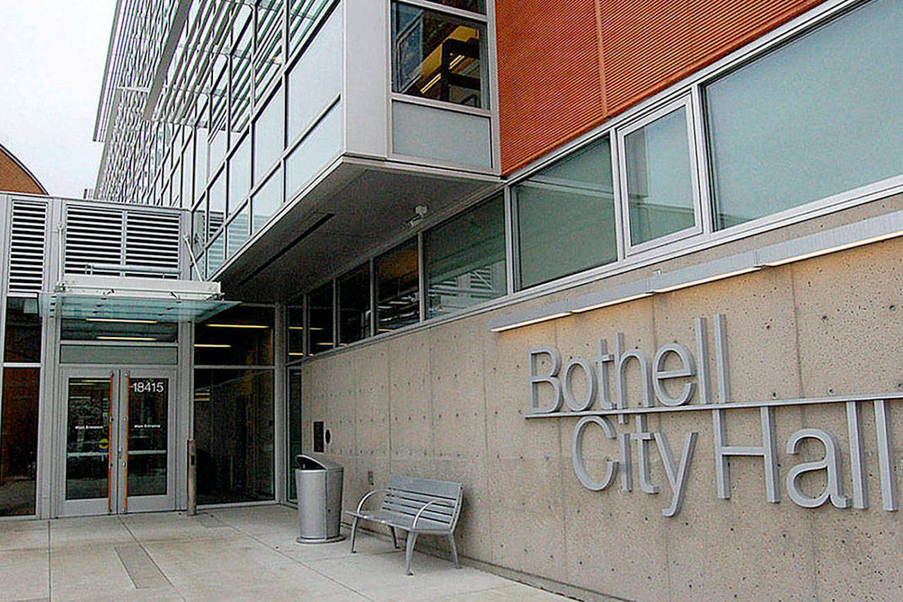 Exterior of Bothell City Hall. File photo