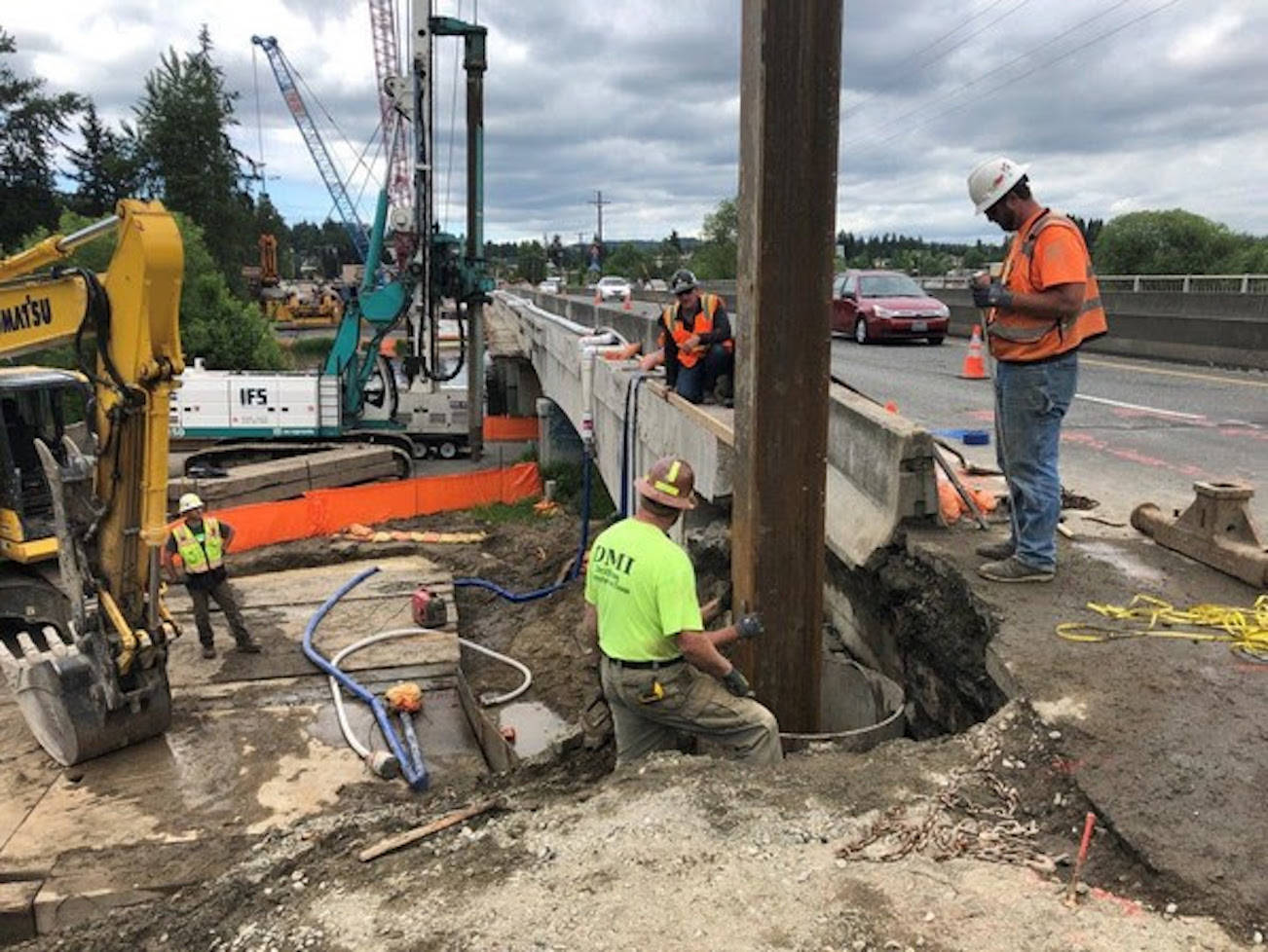 A look at construction work. Photo courtesy city of Kenmore