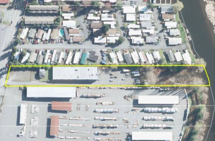 Highlighted in yellow box sits the Chaipatanapong property, where Kenmore hopes to place a new public works facility. Courtesy photo/City of Kenmore.