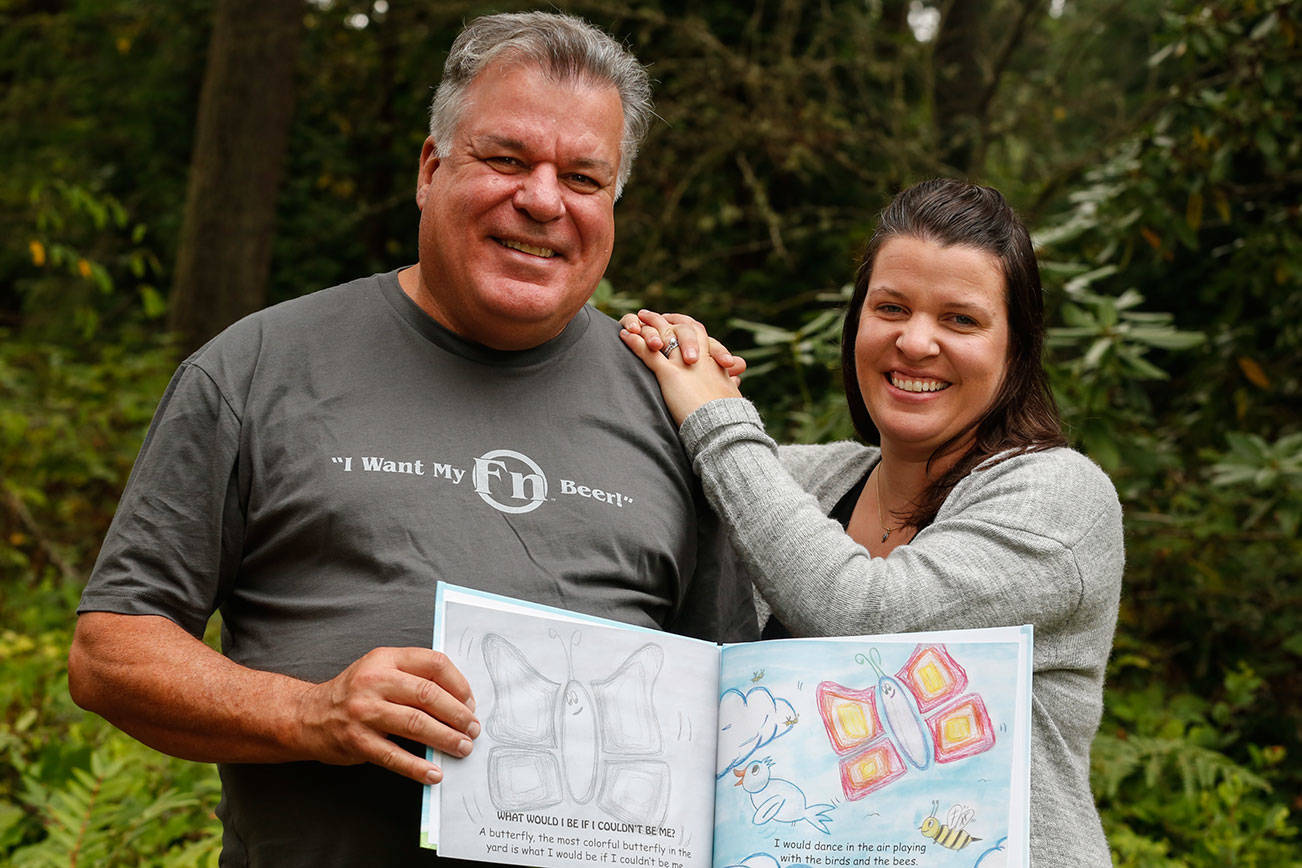 Jim Jamison and Stephanie Schisler wrote and illustrated “What Would I Be If I Couldn’t Be Me.” (Kevin Clark / The Herald)