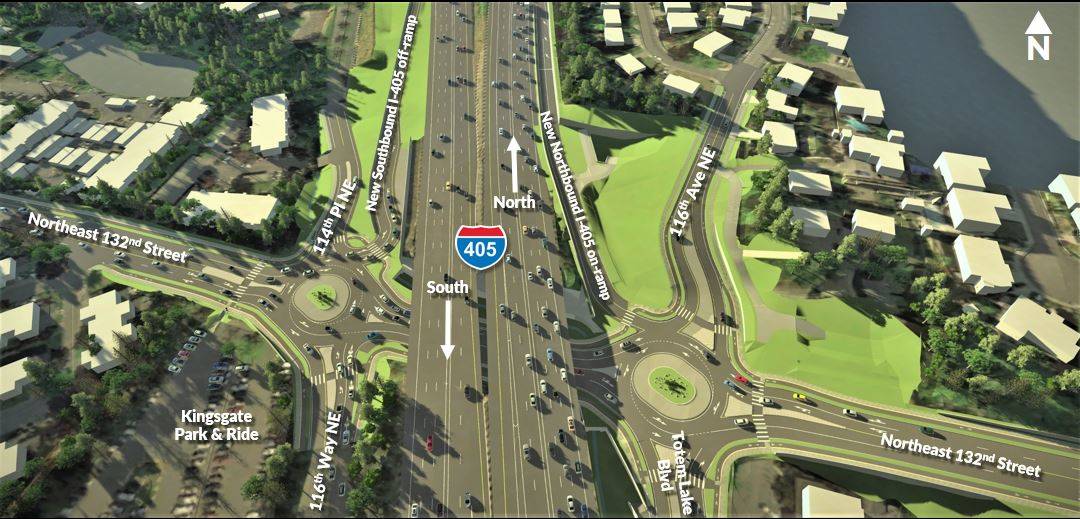 Conceptual design of 132nd interchange