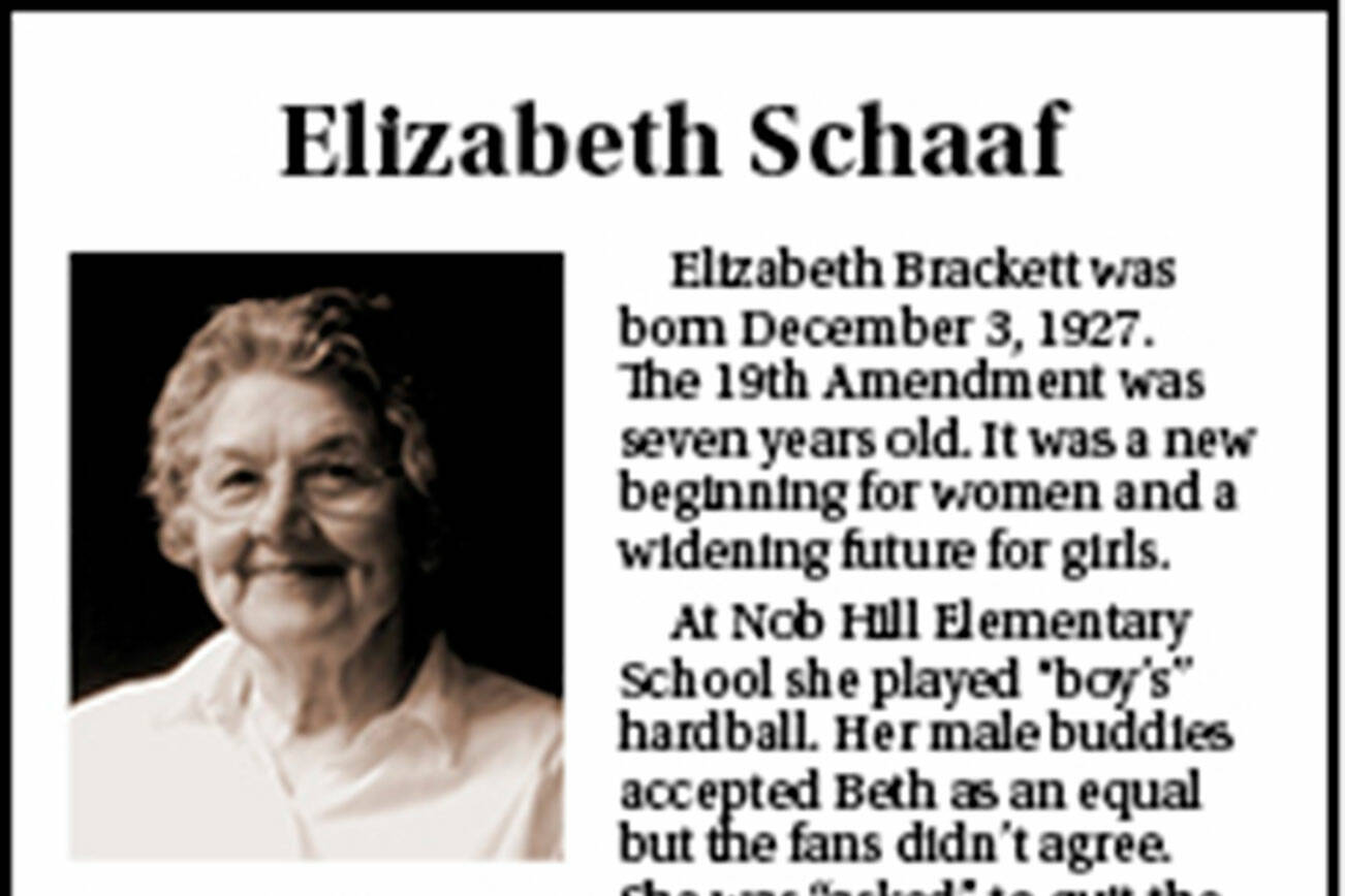 Elizabeth Schaaf.