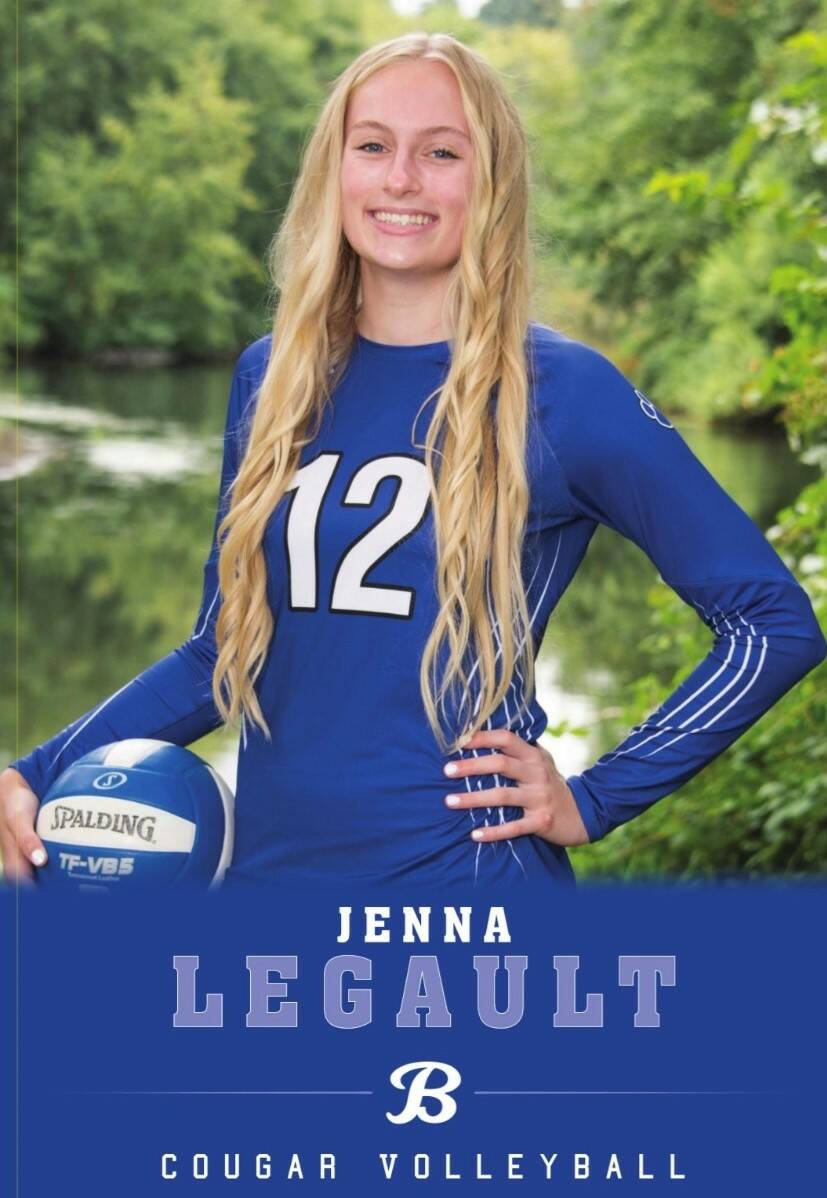 Jenna Legault headshot for Bothell High School Cougars. Courtesy of Jenna Legault.