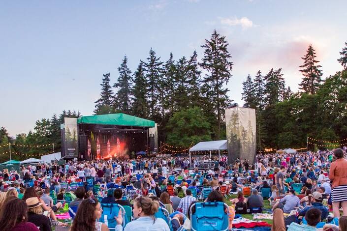 The Lumineers performing at Marymoor Park on June 3, 2016. Photo courtesy: Sunny Martini.