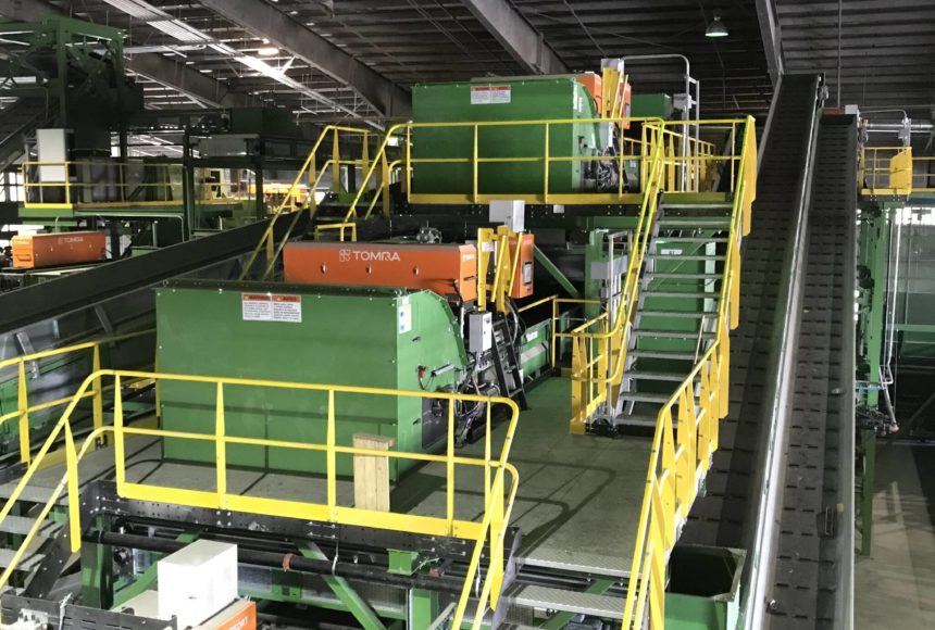 <p>WM’s new technology and infrastructure at an MRF. November 15, 2022. Courtesy of WM.</p>