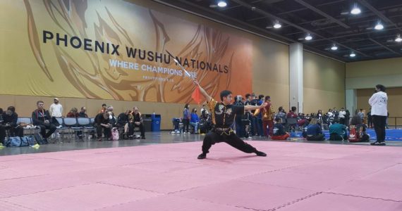 Charlie Chen competing in Arizona last year. Photo Credit: Tong Chen