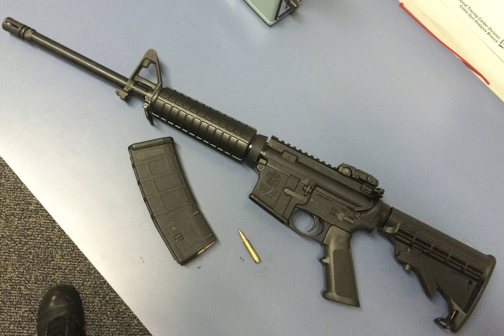AR-15 rifle that was recovered by Mercer Island police. (File photo)