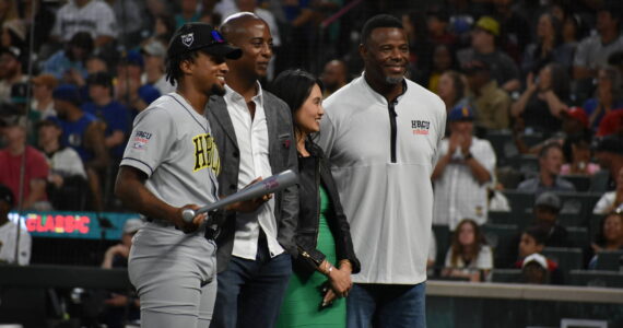 Alcorn State's Kewan Braziel gets awarded with the T-Mobile Impact Award during the game. Ben Ray/ The Mirror