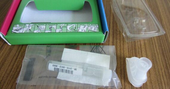 A 23andMe 2013 genome testing kit. Photo courtesy of Wikipedia/Creative Commons