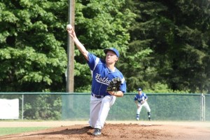 Quinn Gleed led the Cougars against Eastlake Monday but lost 5-1 during the KingCo tournament.