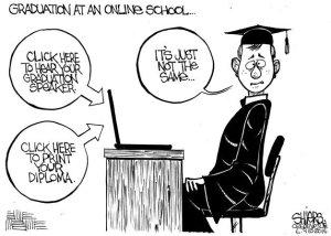 It's just not the same graduating online | Cartoon for June 9