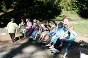 For the “Bird and Beaks” class held during Lockwood’s Outdoor Education Day