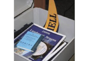 An English primer was the last item placed in the centennial time capsule put together by City Council.  Tom corrigan