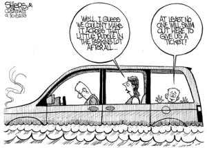 At least no one will give us a ticket | Cartoon for Sept. 30