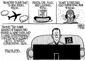 Saving money at home is priceless | Cartoon for Jan. 27