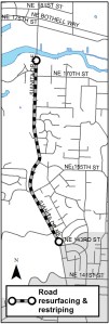 The cit of Kenmore plans to repave its section of Juanita Drive Northeast this summer.