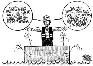 Leaks in the 520 bridge | Cartoon for Oct. 11