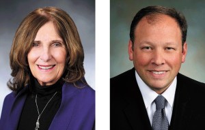 Sens Rosemary McAuliffe and David Frockt