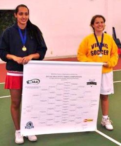 Inglemoor High's 4A state doubles champions