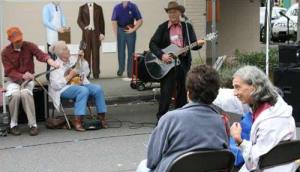 Playing country-style oldies