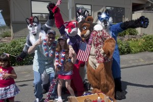 Anthropaws in Bothell Fourth of July Grand Parade