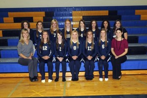 Led by first-year head coach Marni Dreschel (front row